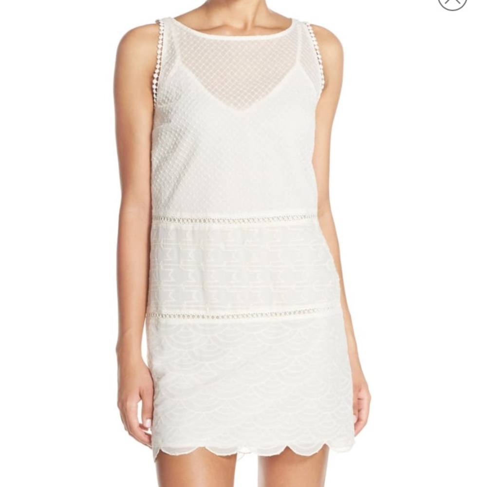 BB Dakota Micah Embroidered Shift Dress